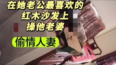 30万的红木沙发上偷情